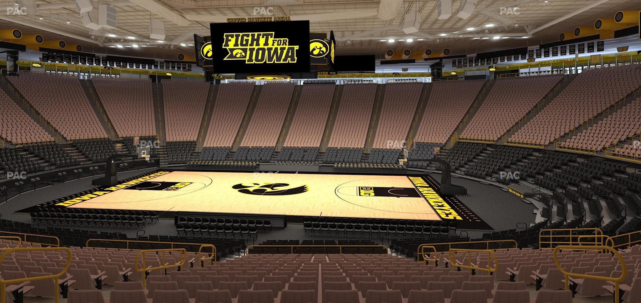Carver-Hawkeye Arena - Section B Seat View