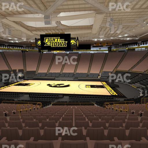 Carver-Hawkeye Arena - Section B Seat View