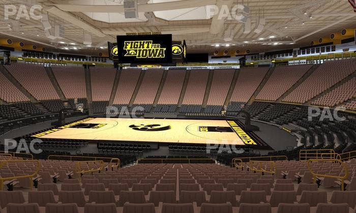 Carver-Hawkeye Arena - Section B Seat View