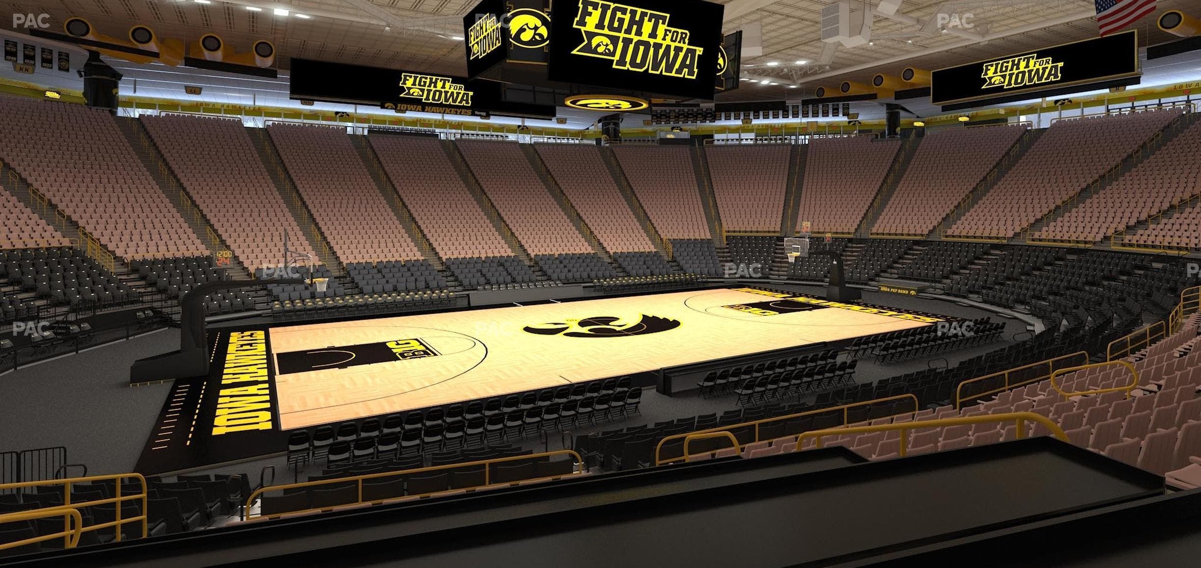 Carver-Hawkeye Arena - Section Bb Seat View