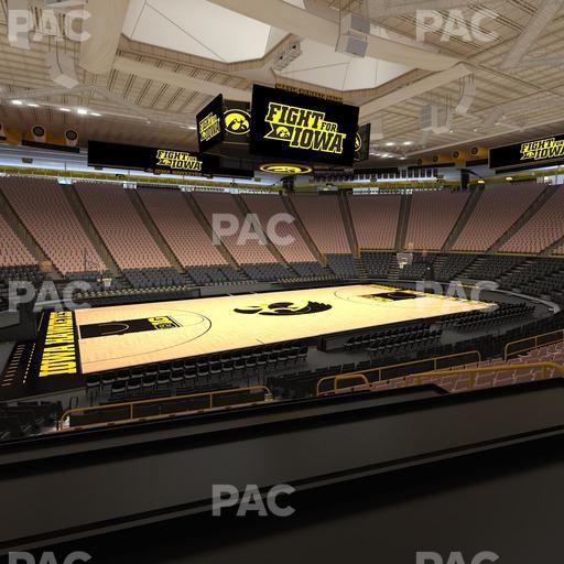 Carver-Hawkeye Arena - Section Bb Seat View