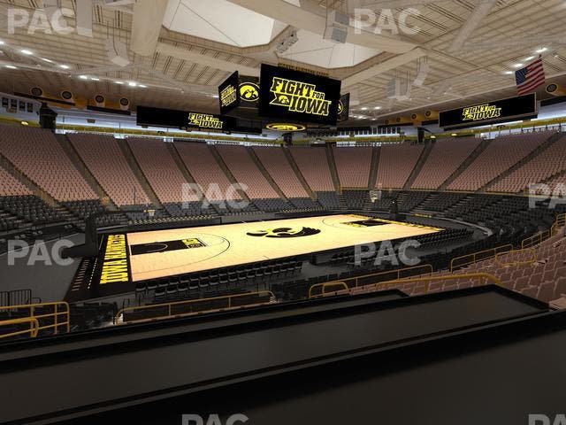 Carver-Hawkeye Arena - Section Bb Seat View