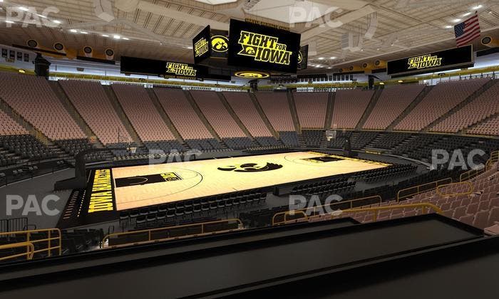 Carver-Hawkeye Arena - Section Bb Seat View