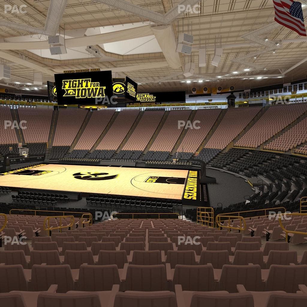 Carver-Hawkeye Arena - Section C Seat View