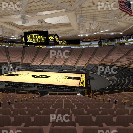 Carver-Hawkeye Arena - Section C Seat View