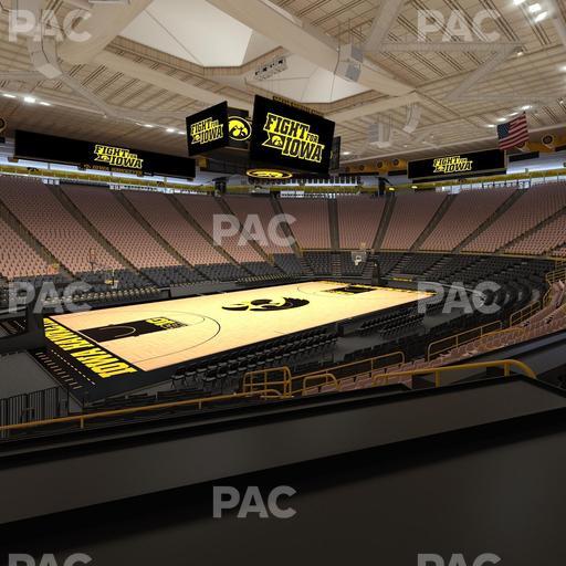 Carver-Hawkeye Arena - Section Cc Seat View