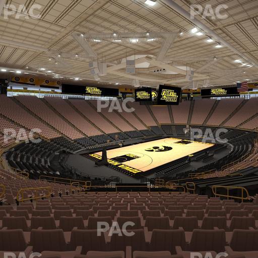 Carver-Hawkeye Arena - Section Dd Seat View