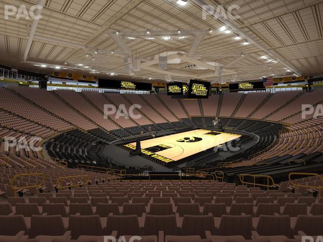 Carver-Hawkeye Arena - Section Dd Seat View Carver-Hawkeye Arena - Section Dd Seat View