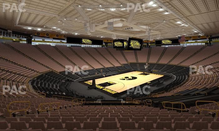 Carver-Hawkeye Arena - Section Dd Seat View