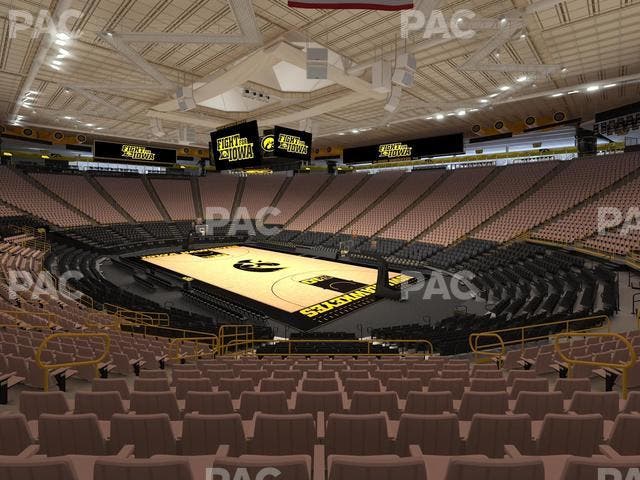 Carver-Hawkeye Arena - Section E Seat View