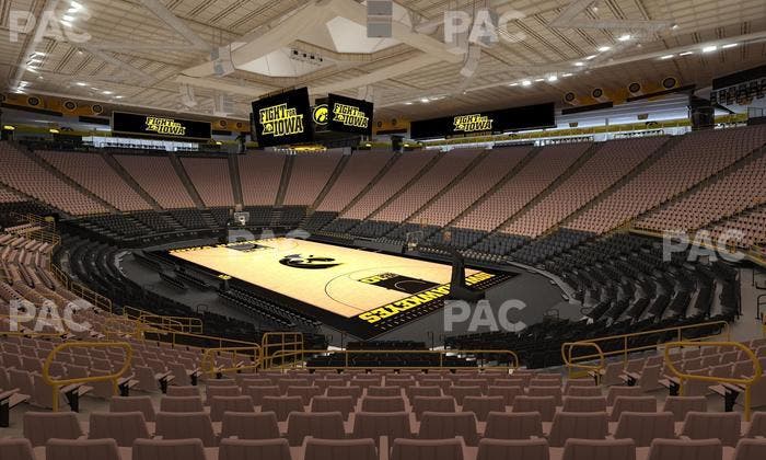 Carver-Hawkeye Arena - Section E Seat View
