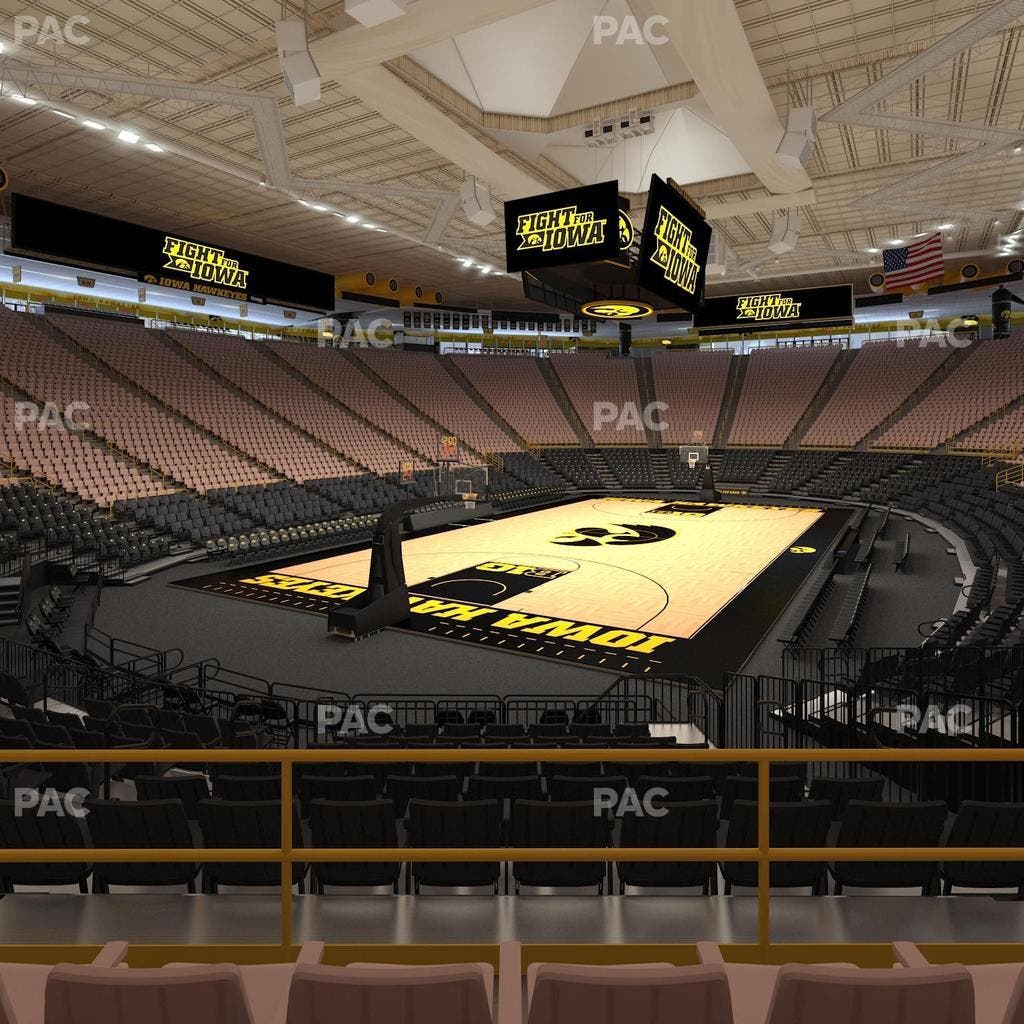 Carver-Hawkeye Arena - Section Ee Seat View