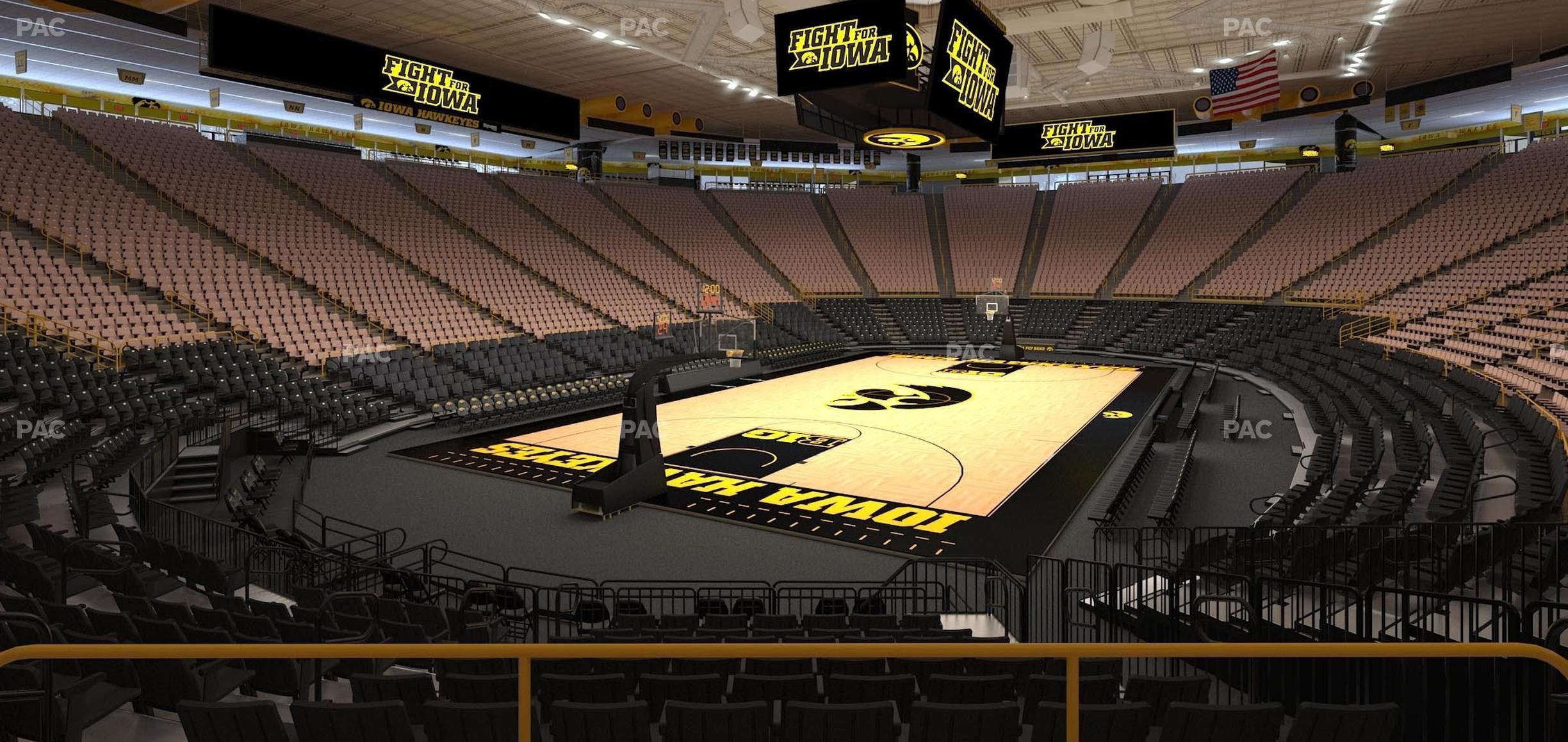 Carver-Hawkeye Arena - Section Ee Seat View