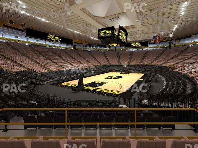 Carver-Hawkeye Arena - Section Ee Seat View Carver-Hawkeye Arena - Section Ee Seat View