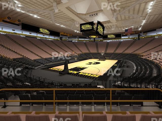 Carver-Hawkeye Arena - Section Ee Seat View