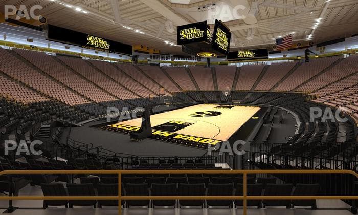 Carver-Hawkeye Arena - Section Ee Seat View