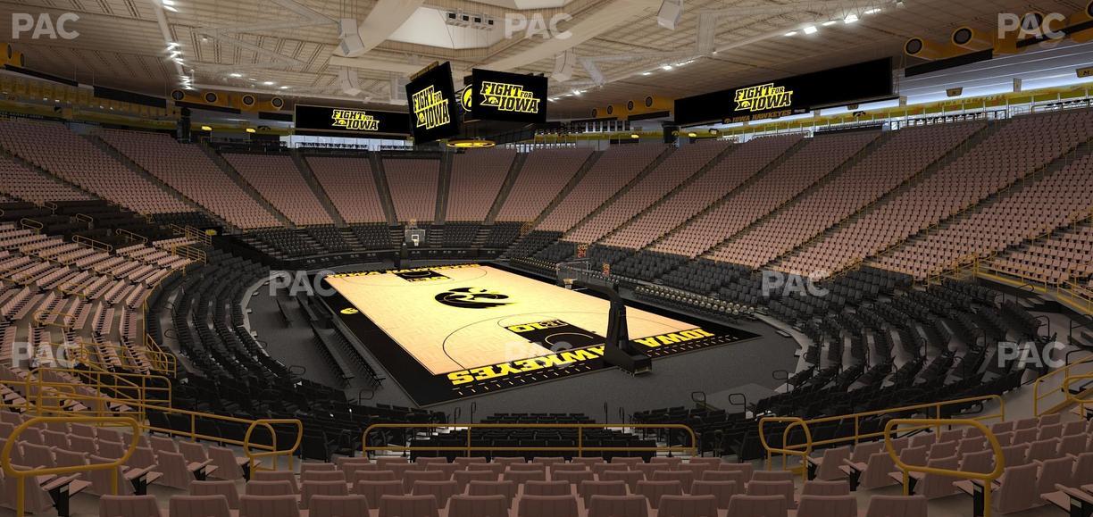 Carver-Hawkeye Arena - Section F Seat View