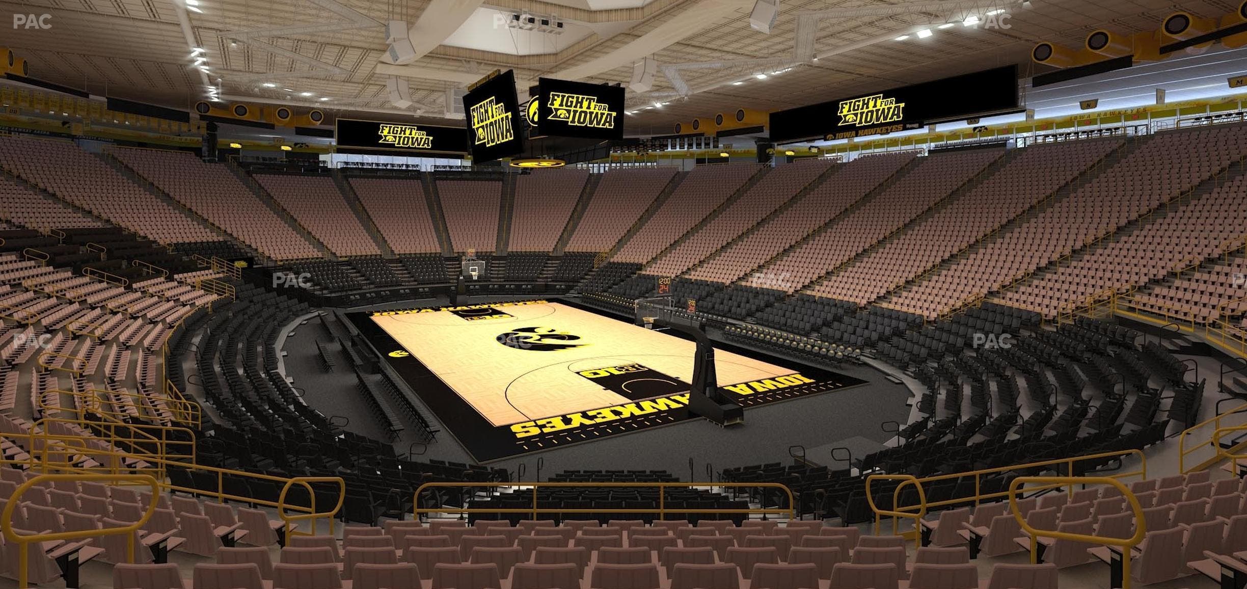 Carver-Hawkeye Arena - Section F Seat View