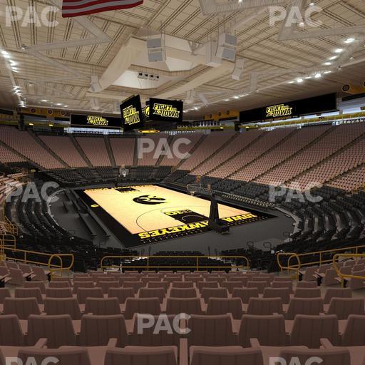 Carver-Hawkeye Arena - Section F Seat View