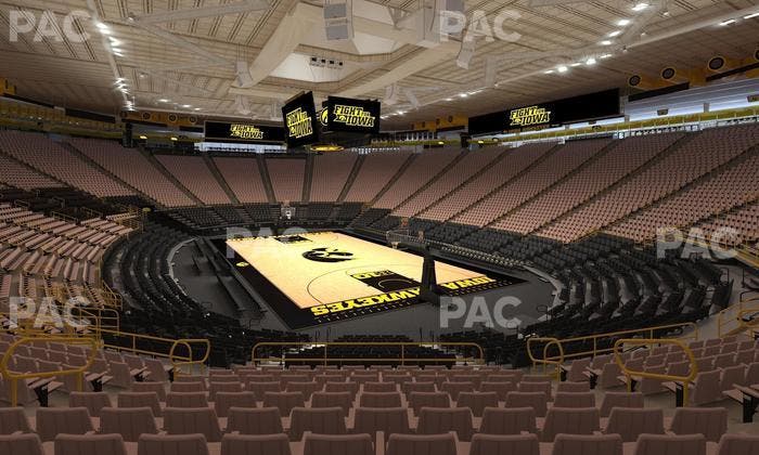 Carver-Hawkeye Arena - Section F Seat View