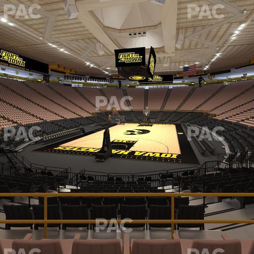Carver-Hawkeye Arena - Section Ff Seat View