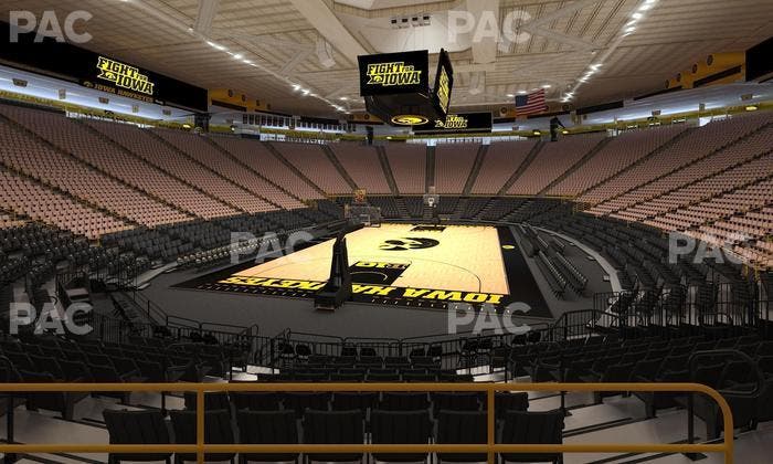 Carver-Hawkeye Arena - Section Ff Seat View