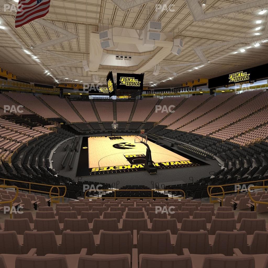 Carver-Hawkeye Arena - Section G Seat View