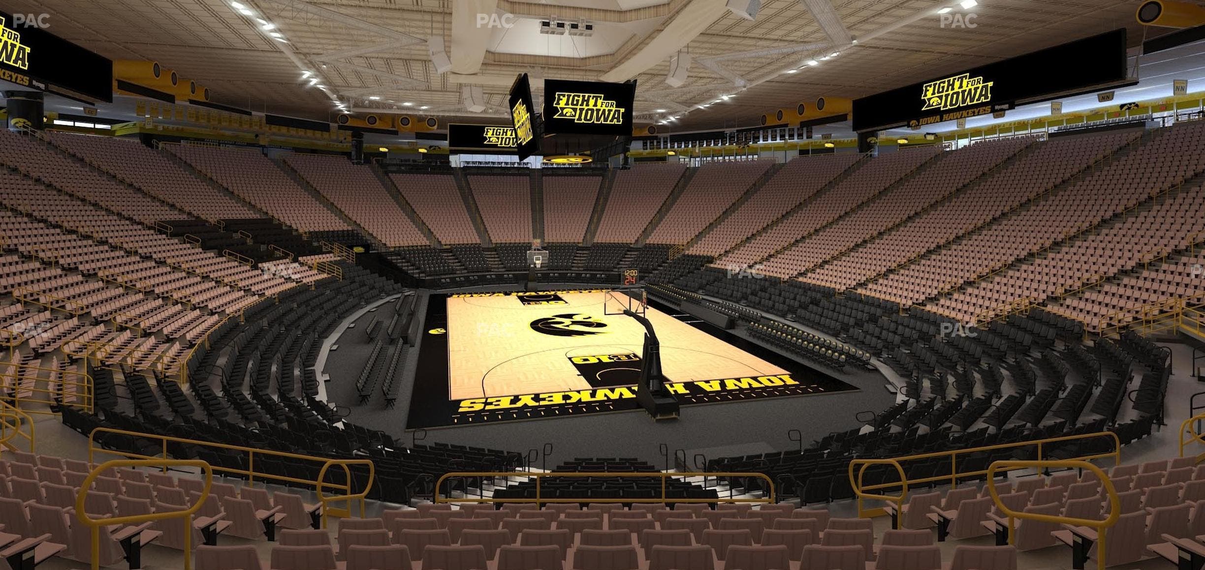 Carver-Hawkeye Arena - Section G Seat View