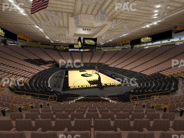 Carver-Hawkeye Arena - Section G Seat View