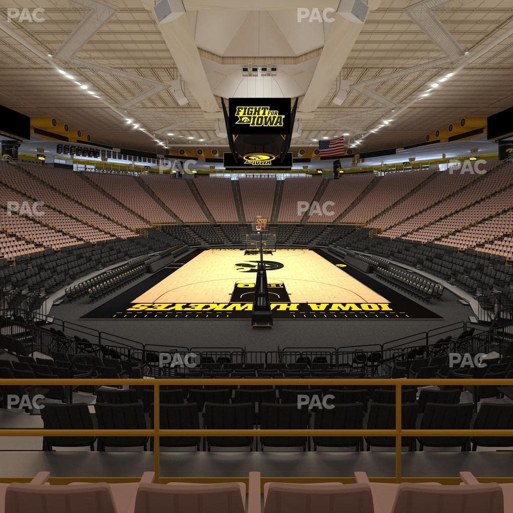 Carver-Hawkeye Arena - Section Gg Seat View