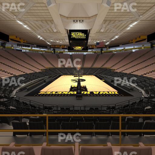Carver-Hawkeye Arena - Section Gg Seat View