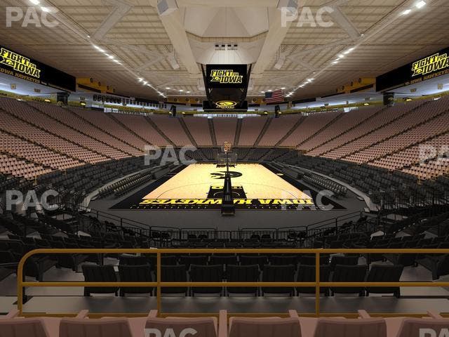 Carver-Hawkeye Arena - Section Gg Seat View