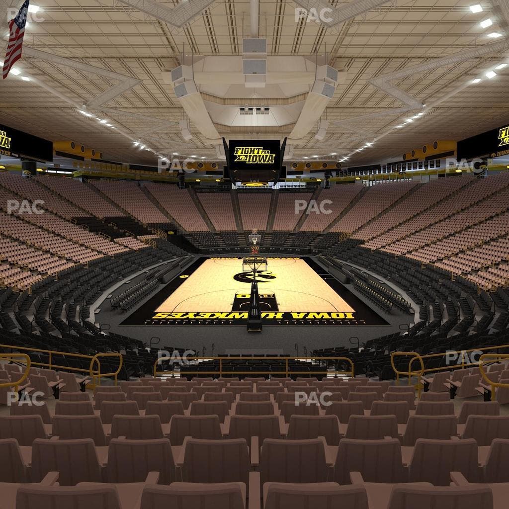 Carver-Hawkeye Arena - Section H Seat View