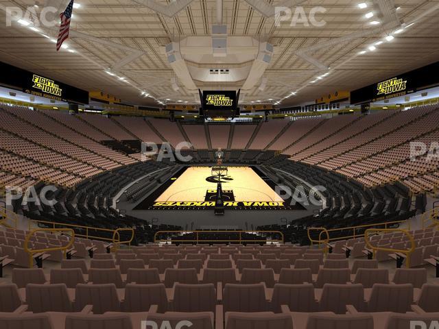 Carver-Hawkeye Arena - Section H Seat View Carver-Hawkeye Arena - Section H Seat View