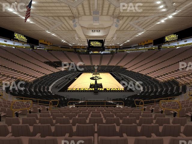 Carver-Hawkeye Arena - Section H Seat View