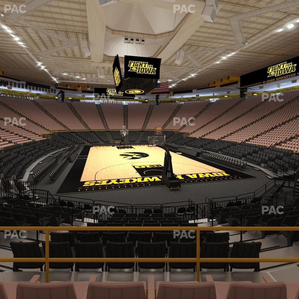 Carver-Hawkeye Arena - Section Hh Seat View