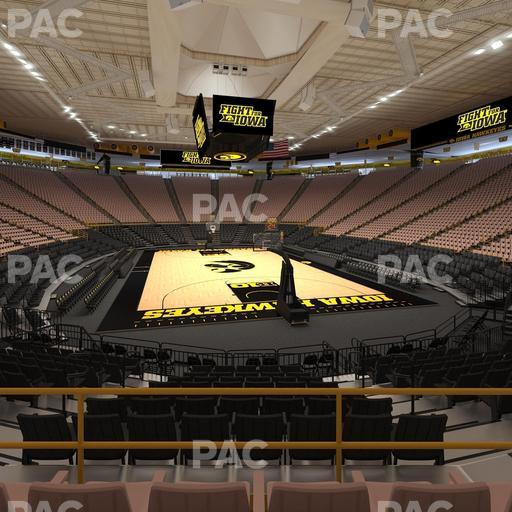 Carver-Hawkeye Arena - Section Hh Seat View
