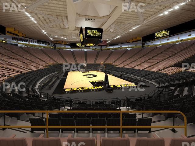Carver-Hawkeye Arena - Section Hh Seat View