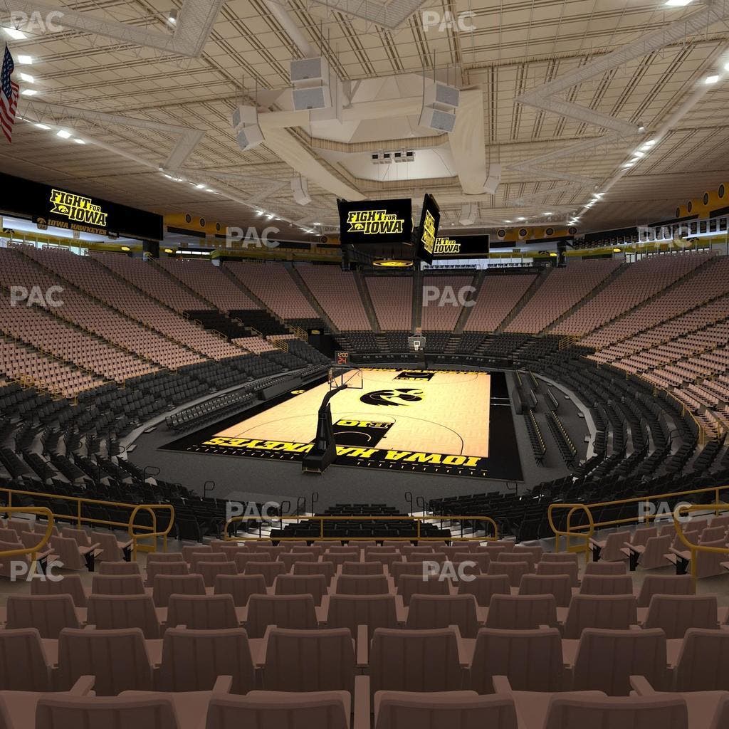 Carver-Hawkeye Arena - Section I Seat View
