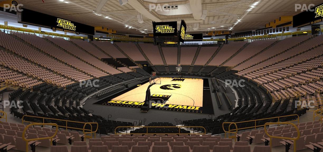 Carver-Hawkeye Arena - Section I Seat View
