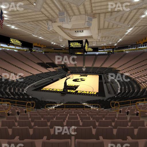 Carver-Hawkeye Arena - Section I Seat View