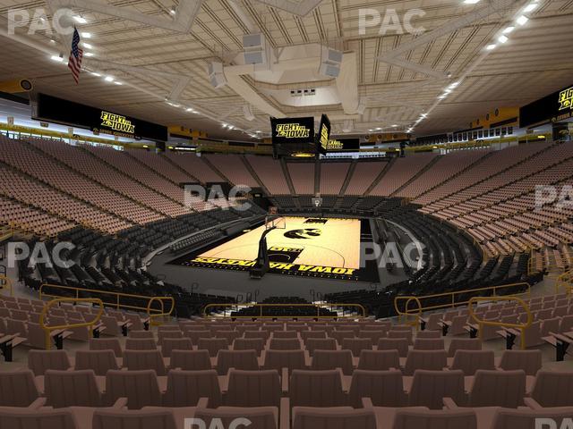 Carver-Hawkeye Arena - Section I Seat View Carver-Hawkeye Arena - Section I Seat View