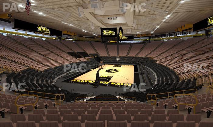 Carver-Hawkeye Arena - Section I Seat View