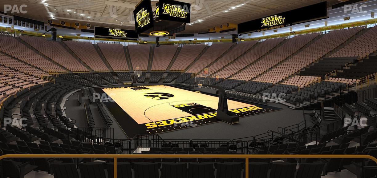 Carver-Hawkeye Arena - Section Ii Seat View