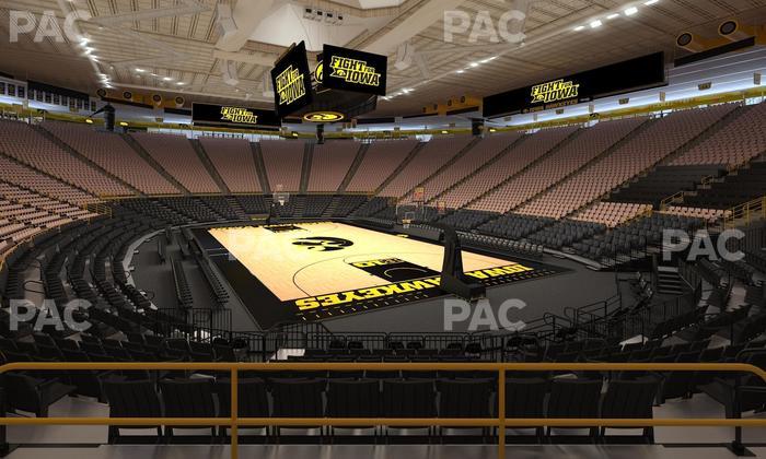 Carver-Hawkeye Arena - Section Ii Seat View
