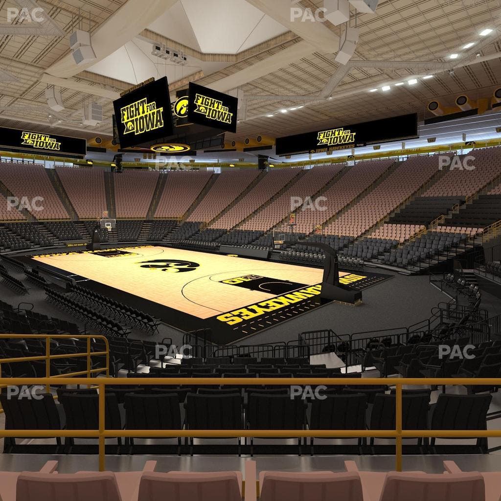 Carver-Hawkeye Arena - Section Jj Seat View