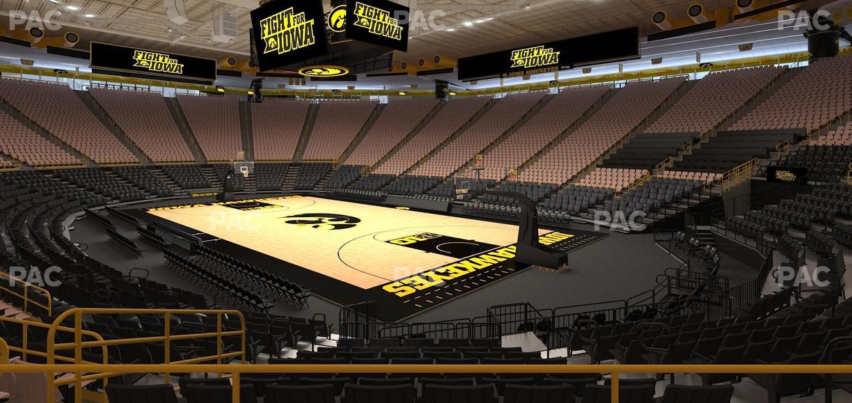 Carver-Hawkeye Arena - Section Jj Seat View