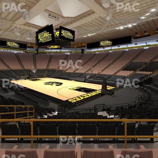 Carver-Hawkeye Arena - Section Jj Seat View