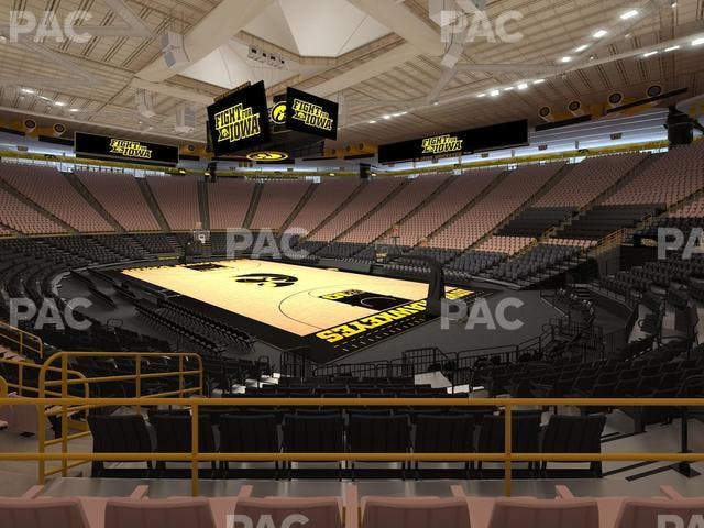 Carver-Hawkeye Arena - Section Jj Seat View