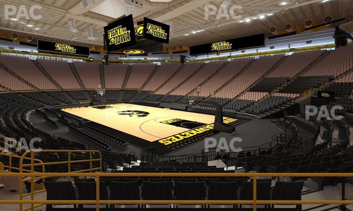 Carver-Hawkeye Arena - Section Jj Seat View
